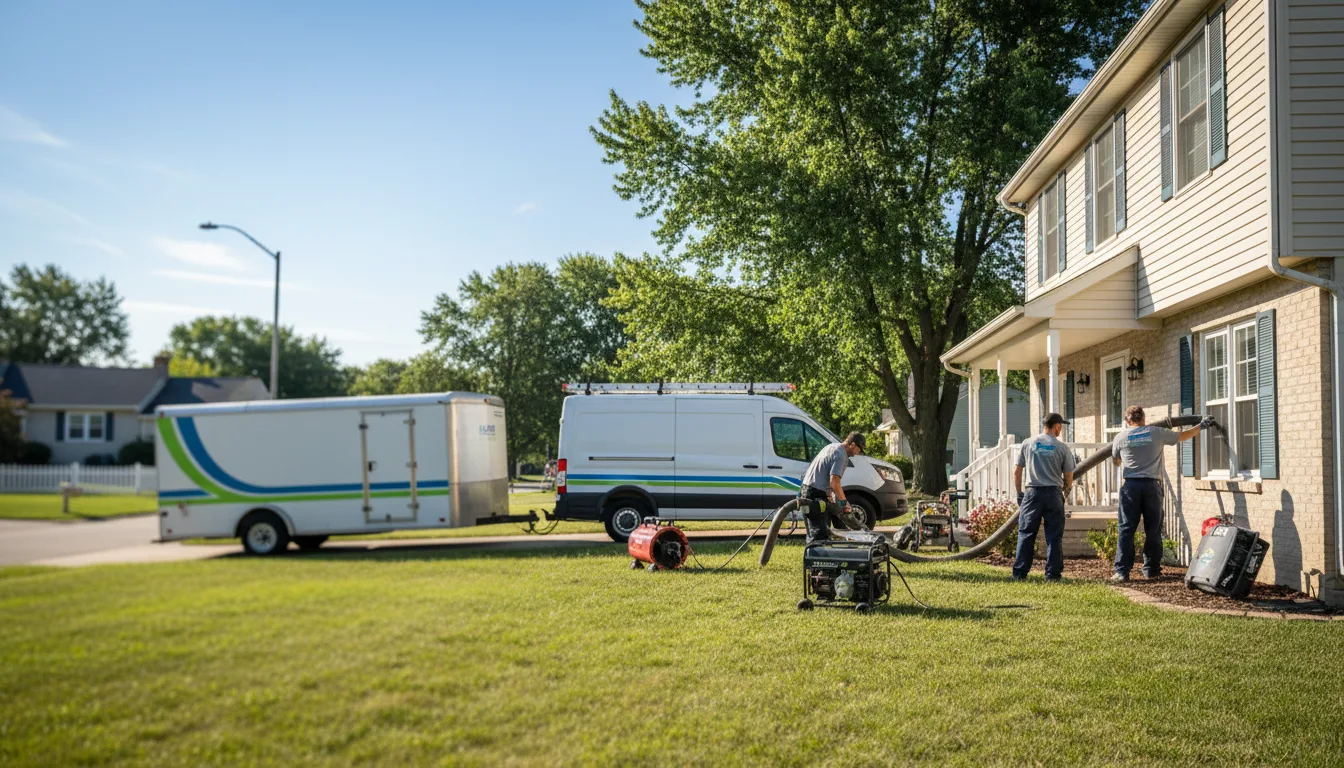 Flooded Basement Restoration And Cleanup With Repair in Glenville, MN near me